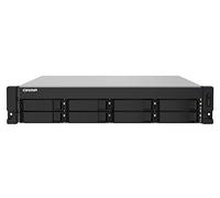 QNAP Nas Rack 8 bahías 2U AL324 Quad-Core 4GB DDR4 2x10GbE/2x2.5GbE Turbo System iSCSI TS-832PXU-4G expansión PCIe