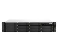QNAP TS-873AeU-RP NAS Armadio 2U Ryzen Embedded V1500B 4 GB DDR4 0 TB QuTS hero Nero (QNAP TS-873AeU-RP - Server NAS - 8 allogg