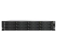 QNAP TS-H1277AXU-RP NAS Armadio 2U AMD Ryzen 7 32 GB DDR5 168 TB HDD QuTS hero Nero (QNAP TS-H1277AXU-RP - Server NAS - 12 allo