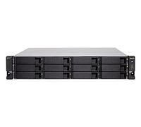 QNAP TS-h1283XU-RP-E2236-32G 12-bay QTS Hero Xeon E-2236 3,4 GHz 32 GB RAM 4 x 1 GbE 4 x 10 GB 2 x 300 W