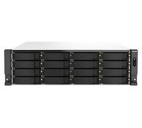 QNAP TS-h2287XU-RP NAS Rack (3 U) Intel Xeon E E-2336 32 GB DDR4 0 TB QuTS hero Nero, Bianco - Nouvo