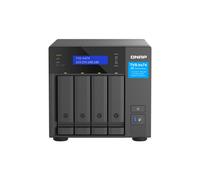 QNAP TVS-H474 NAS Tower Intel® Pentium® G7400 8 GB DDR4 0 TB QuTS hero Nero