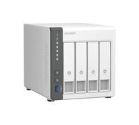 QNAP Unità NAS Dekstop a 4 alloggiamenti TS-433-4G/16TB con unità IronWolf Seagate