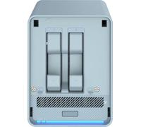 QNAP QMiroPlus-201W NAS Desktop Collegamento ethernet LAN Blu J4125