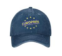 QNBUFOY Cotone Comfort Europa 12 Punti Joost Klein Uomo Donna Berretto da Baseball Distressed Lavato Cappelli Cappello Casual Outdoor Activities Regalo Copricapo Regalo