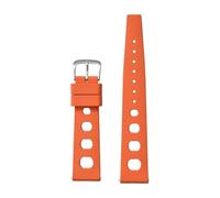 QNGMKBKTDZ Cinturino for orologio in gomma fluorurata FKM cinturino da 20 mm 22 mm a sgancio rapido for accessori for orologi tradizionali(Orange,22mm)