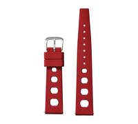 QNGMKBKTDZ Cinturino for orologio in gomma fluorurata FKM cinturino da 20 mm 22 mm a sgancio rapido for accessori for orologi tradizionali(Red,22mm)