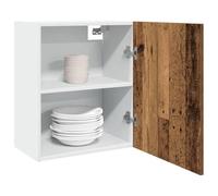 Qnhdfrt Armadietti pensili, 2 pezzi, effetto legno di lione, 50 x 31 x 60 cm, materiale in legno, montaggio a parete, per cucina, robusto, durevole, ottimizzazione dello spazio