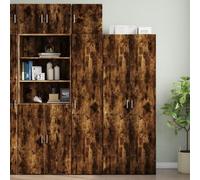 Qnhdfrt Armadietto alto sottile, in legno, 40 x 42,5 x 225 cm, salvaspazio, con 6 scomparti e 2 cassetti, per soggiorno, cucina, bagno, corridoio