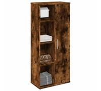 Qnhdfrt Armadietto da bagno, 39 x 22 x 90 cm, con porta rotolo di carta igienica, materiale in legno robusto e facile da pulire, design moderno per bagno, WC, ospiti, WC