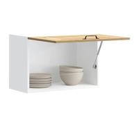 Qnhdfrt Armadio da cucina sospeso in legno di quercia Artisan, montaggio a parete, 60 x 31 x 40 cm, con spazio di archiviazione e carico elevato per l'organizzazione della cucina