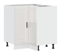 Qnhdfrt Base Angolare Cucina Porto Bianco Lucido 75,5 x 75,5 x 81,5 cm