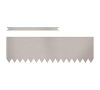 Qnhdfrt Bordura per Prato in Acciaio Ruggine 10 Pezzi 100x30 cm | Barriera divisoria per aiuole e sentieri in giardino, ideale per definire gli spazi esterni con uno stile moderno.