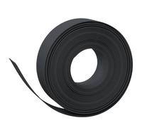 Qnhdfrt Bordure da Giardino Flessibili in PE, 5 pz da 10m x 15cm, Nere