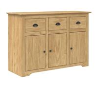 Qnhdfrt Credenza BODO Marrone in Legno Ingegnerizzato 115,5x44x80 cm