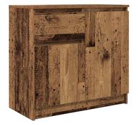 Qnhdfrt Credenza con Cassetto in Truciolato, Mobile Antico 71x35x65 cm | Mobile autoportante ideale per il soggiorno, con ante posizionabili a destra o sinistra per ottimizzare lo spazio.