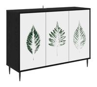 Qnhdfrt Credenza da Soggiorno HANAU, Mobile Buffet 3 Ante, 102x33x76 cm