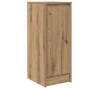 Qnhdfrt Credenza Rovere Artigianale 29,5x34x76 cm in Legno Tecnico
