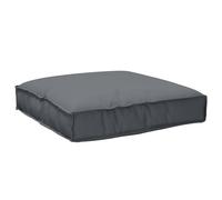 Qnhdfrt Cuscino quadrato antracite 80 x 80 x 12 cm in poliestere Oxford tessuto opaco per soggiorno divano sedia decorazione confortevole e durevole