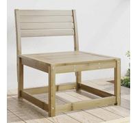 Qnhdfrt Divano da giardino in legno di pino, 63,5 x 73 x 78 cm, impregnato in autoclave, design a doghe resistente alle intemperie, moderno divano per giardino, terrazza, balcone e piccola area