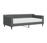 Qnhdfrt Divano Letto 2 in 1 con Materasso 90x190 cm Grigio Scuro | Struttura versatile per salotto o camera da letto, ideale per ospitare amici con il massimo comfort giorno e notte.