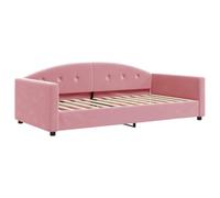 Qnhdfrt Divano Letto da Giorno 2 in 1 in Velluto Rosa 100x200 cm