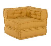 Qnhdfrt Elemento modulare per divano giallo, 70 x 70 x 54 cm, in 100% cotone, con imbottitura in gommapiuma, design moderno, robusto e durevole, per soggiorno, cameretta dei bambini, terrazza