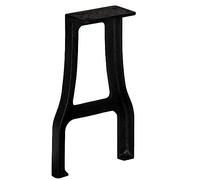 Qnhdfrt Gambe per Panca a Forma di A in Ghisa Nera 25x41 cm 2 Pezzi | Supporti in ghisa nera per panche da interni, tavolini da salotto e caffè. Struttura robusta e facile montaggio.