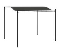 Qnhdfrt Gazebo da Giardino 3x2,4 m Parasole in Acciaio Antracite | Struttura stabile per patio e cortile, adatta per creare una zona d'ombra confortevole durante picnic e barbecue.