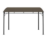 Qnhdfrt Gazebo da Giardino 3x3x2,55 m Tenda Parasole per Esterno Talpa | Ideale per il cortile o come posto auto coperto, offre un riparo stabile dal sole per pranzi e feste all'aperto.