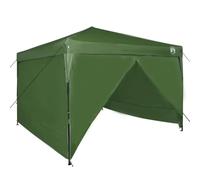 Qnhdfrt Gazebo Pieghevole Pop-Up da Giardino Verde 290 x 290 cm | Ideale per creare una zona d'ombra in giardino o terrazzo durante eventi, feste all'aperto e riunioni di famiglia.