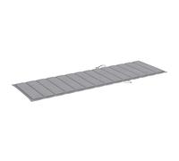 Qnhdfrt Lettino Prendisole da Giardino in Legno di Acacia con Cuscino | Sdraio regolabile con ruote e tavolino estraibile per piscina, balcone e terrazza. Include morbido cuscino.