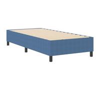 Qnhdfrt Letto a piattaforma 100 x 200 cm, moderno letto singolo in velluto a coste con rete a doghe, struttura in legno massiccio e legno, mobile stabile per camera da letto