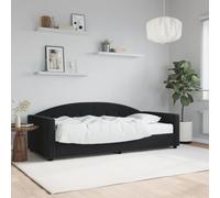 Qnhdfrt Letto giornaliero con materasso 90 x 190 cm 2 in 1 divano letto in velluto e legno massello comodo letto per gli ospiti per soggiorno, camera da letto e camera degli ospiti