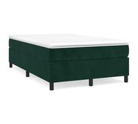 Qnhdfrt Letto Piazza e Mezza 120x200 cm con Materasso e Topper Verde | Ideale per la camera da letto, questo set include telaio in velluto morbido, doghe stabili e materasso ergonomico.