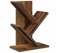 Qnhdfrt Libreria ad Albero da Scrivania 3 Ripiani 30x18x40 cm Legno Antico