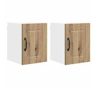 Qnhdfrt Lucca - Set di 2 frontali per lavastoviglie in rovere Artisan, 30 x 31 x 40 cm, frontale cucina in legno, rivestimento moderno da cucina, pronto per il montaggio per interni