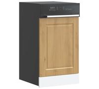 Qnhdfrt Mascherina per lavastoviglie Porto Artisan, in legno di quercia anteriore, 45 x 1,5 x 67 cm, per mobili da cucina e cucina