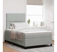 Qnhdfrt Materasso a molle insacchettate, grigio chiaro, 120 x 200 cm, supporto medio con materiale ipoallergenico, per schiena e dormiente, design moderno per camera da letto