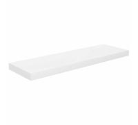 Qnhdfrt Mensola a Parete Scomparsa Bianco Lucido 80x23,5 cm