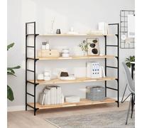 Qnhdfrt Mensola sospesa 120 x 40 x 2 cm, in legno di acacia massiccio, non trattato, salvaspazio, con robusto effetto legno, design moderno per Living Room, camera da letto, cucina e bagno