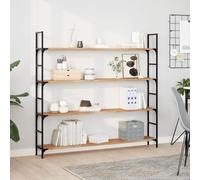 Qnhdfrt Mensola sospesa in legno di acacia, set da 3 pezzi, 140 x 20 x 2 cm, in legno massiccio trattato a olio, design moderno, robuste tavole da parete per Living Room, cucina, bagno