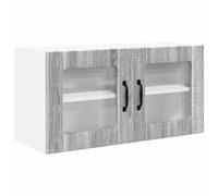 Qnhdfrt Mobile da Parete Cucina PORTO Grigio Sonoma 80x31x40 cm