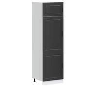 Qnhdfrt Mobile Dispensa Cucina Porto Nero Truciolato 60x57x207 cm