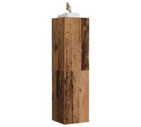 Qnhdfrt Mobile per TV, effetto legno vecchio, 30,5 x 30 x 110 cm, moderno spazio per il soggiorno