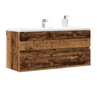 Qnhdfrt Mobile sottolavabo, in legno vecchio, sottile, 100 x 38,5 x 45 cm, con spazio per piccoli spazi