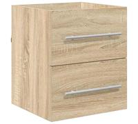 Qnhdfrt Mobile Sottolavello Sospeso Rovere Sonoma, 41x38,5x48 cm