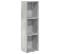Qnhdfrt Mobiletto da Bagno Sospeso Grigio Cemento 20 x 14 x 70 cm
