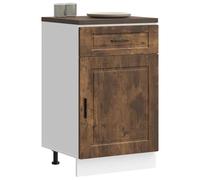 Qnhdfrt Mobiletto da cucina Porto in legno 50 x 46 x 81,5 cm, con piedini regolabili per un'organizzazione ottimale della cucina e spazio di archiviazione