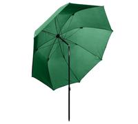 Qnhdfrt Ombrello da Pesca Verde Scuro con Pareti Laterali 300x240 cm